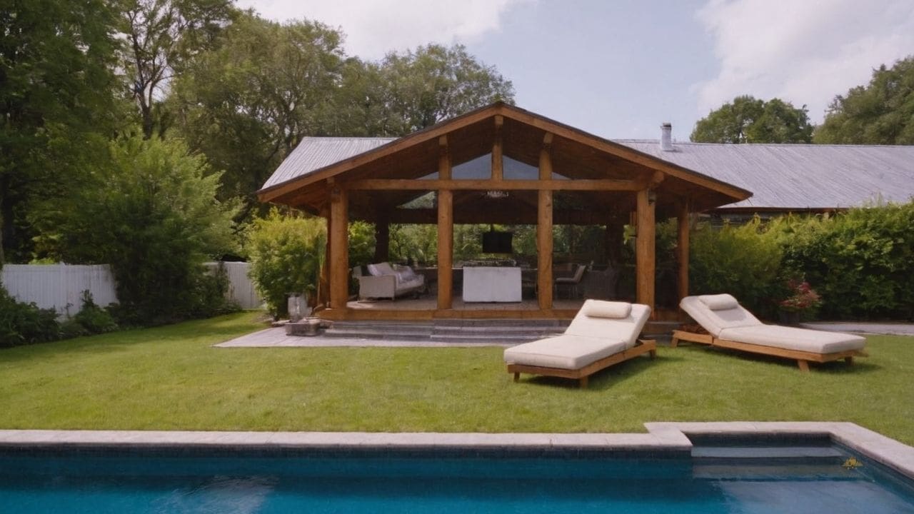 8. Casas de madeira com piscina proporcionam estilo único