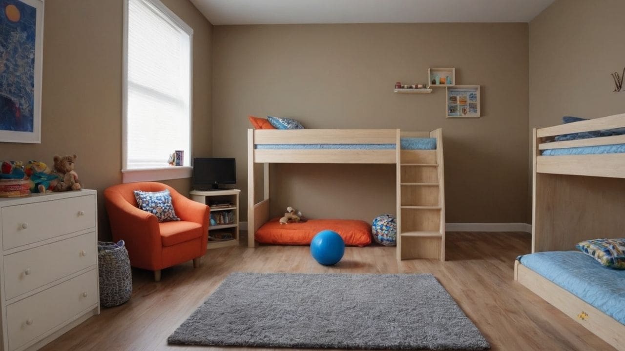 80. Ideias decoração de quarto infantil masculino simples e barato trazem temas esportivos