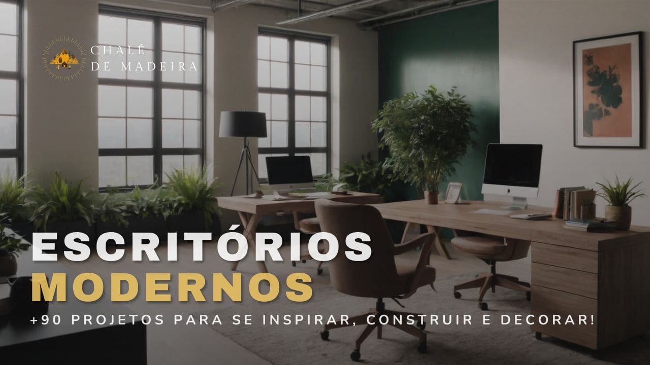 90 ideias de decoração para escritórios modernos