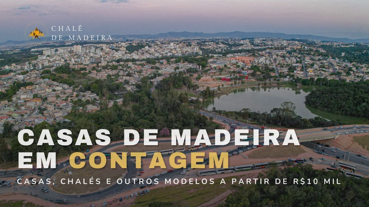 Casas de madeira em Contagem (MG) a partir de R$10 mil