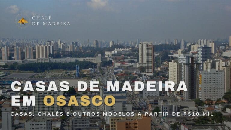 Casas de madeira em Osasco (SP) a partir de R$10 mil