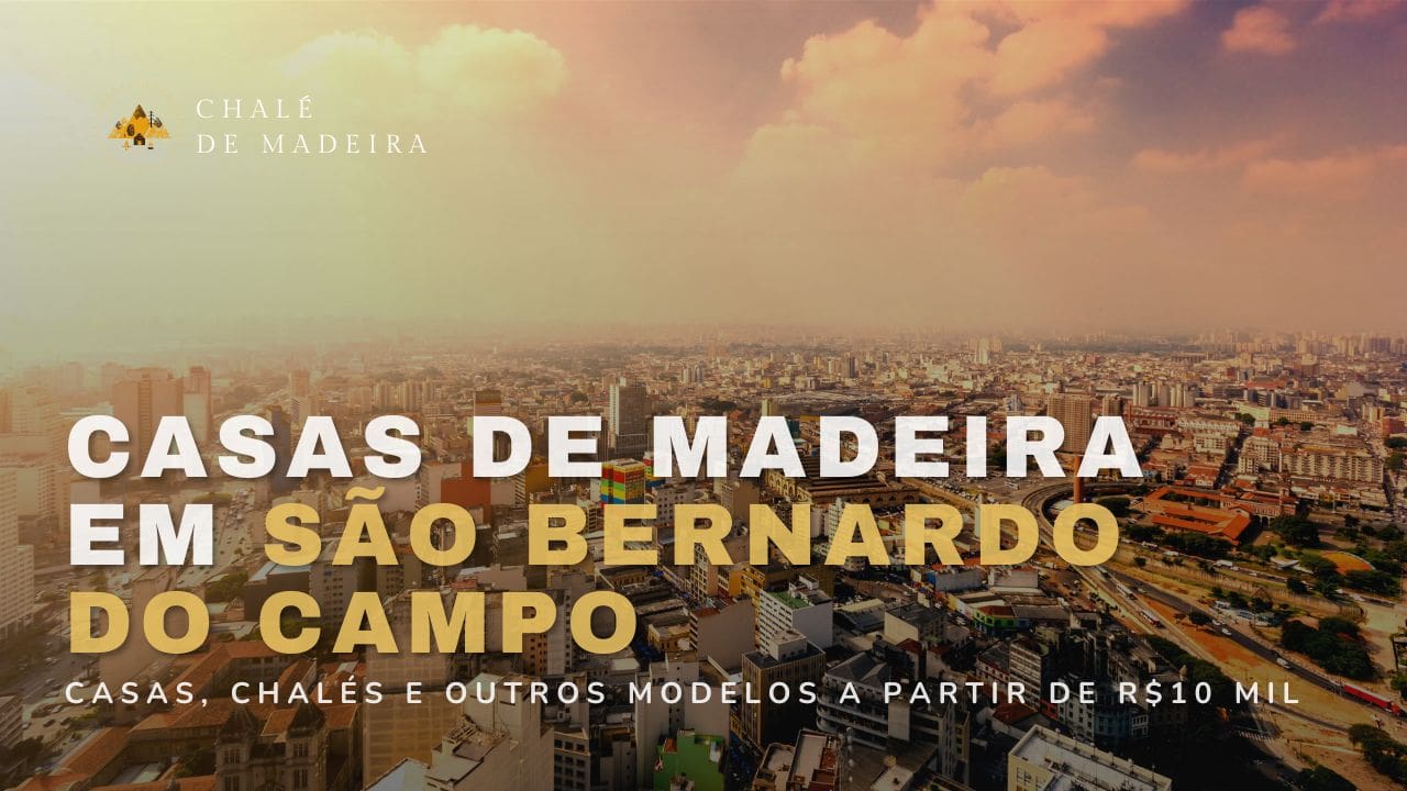 Casas de madeira em São Bernardo do Campo (SP) por R$10 mil