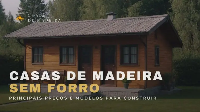 Casas de madeira sem forro a partir de apenas R$10 mil!