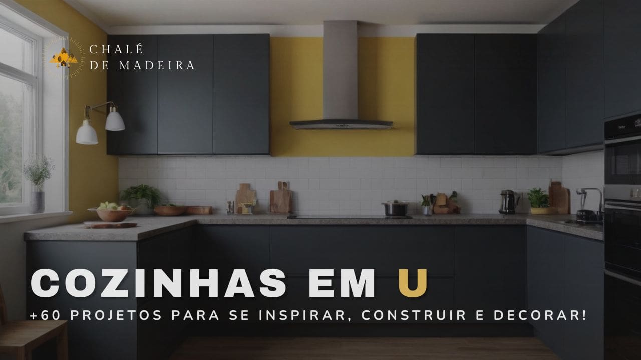 Cozinhas em U: 60 projetos de cozinhas + dicas de decoração