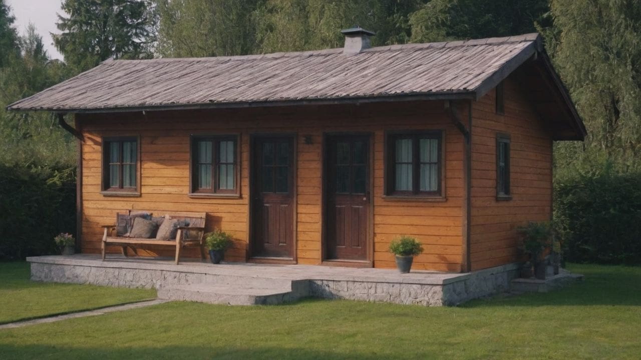 O que são casas de madeira sem forro