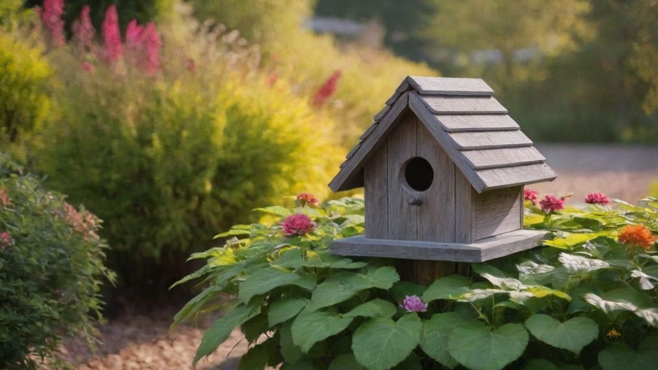 11. Casa de madeira para passarinho proporciona contribuição para a biodiversidade