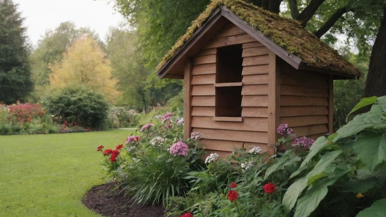 17. Casa de madeira para passarinho proporciona integração com o ambiente natural