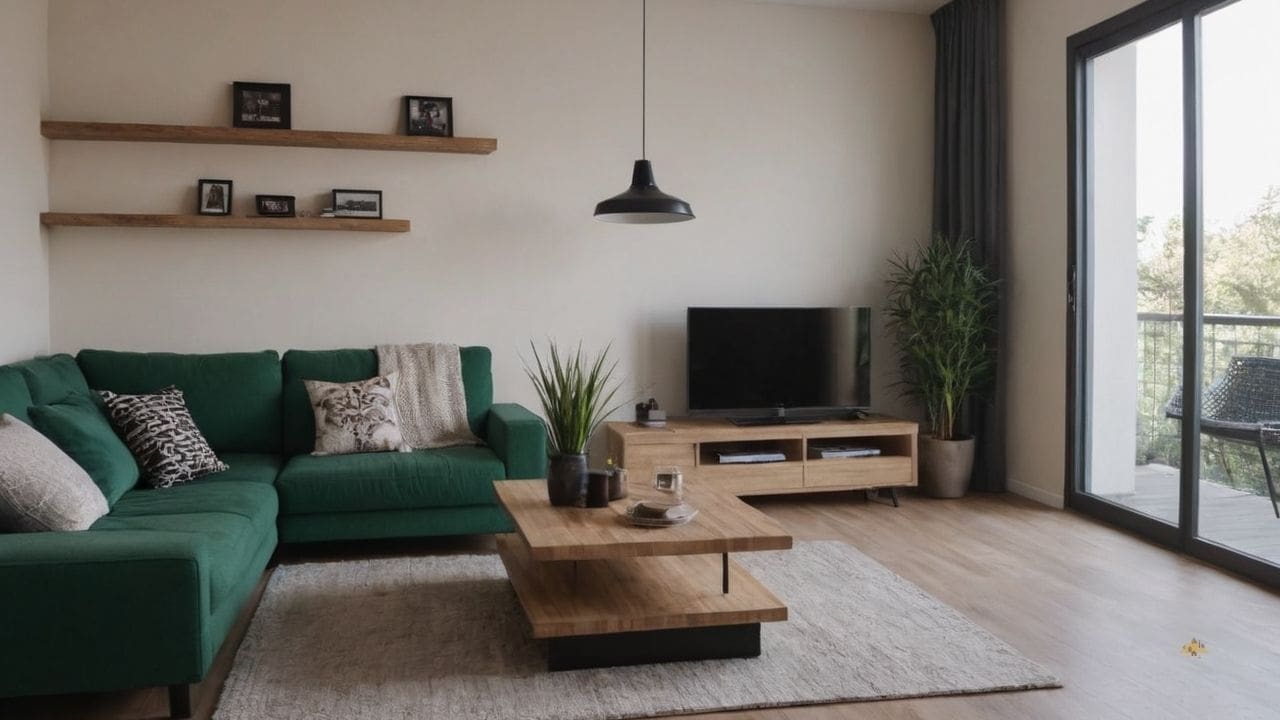 18. Apartamentos decorados pequenos proporcionam mais fácil de aquecer ou resfriar