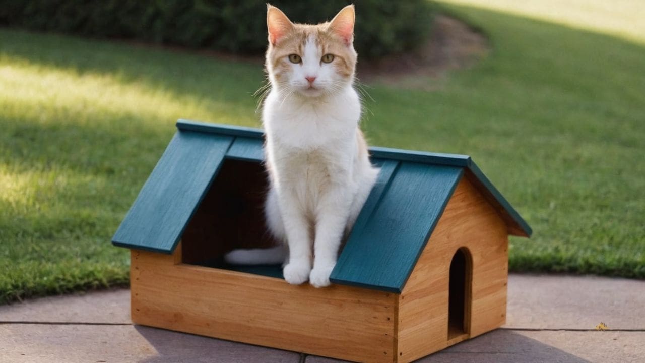 20. Casas de Madeira para gatos proporcionam sustentabilidade reciclada