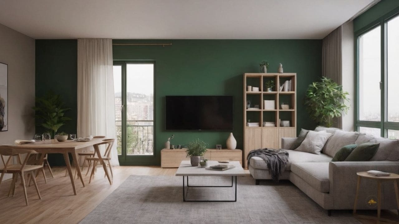 39. Apartamentos decorados pequenos proporcionam menos espaço para acumular dívidas