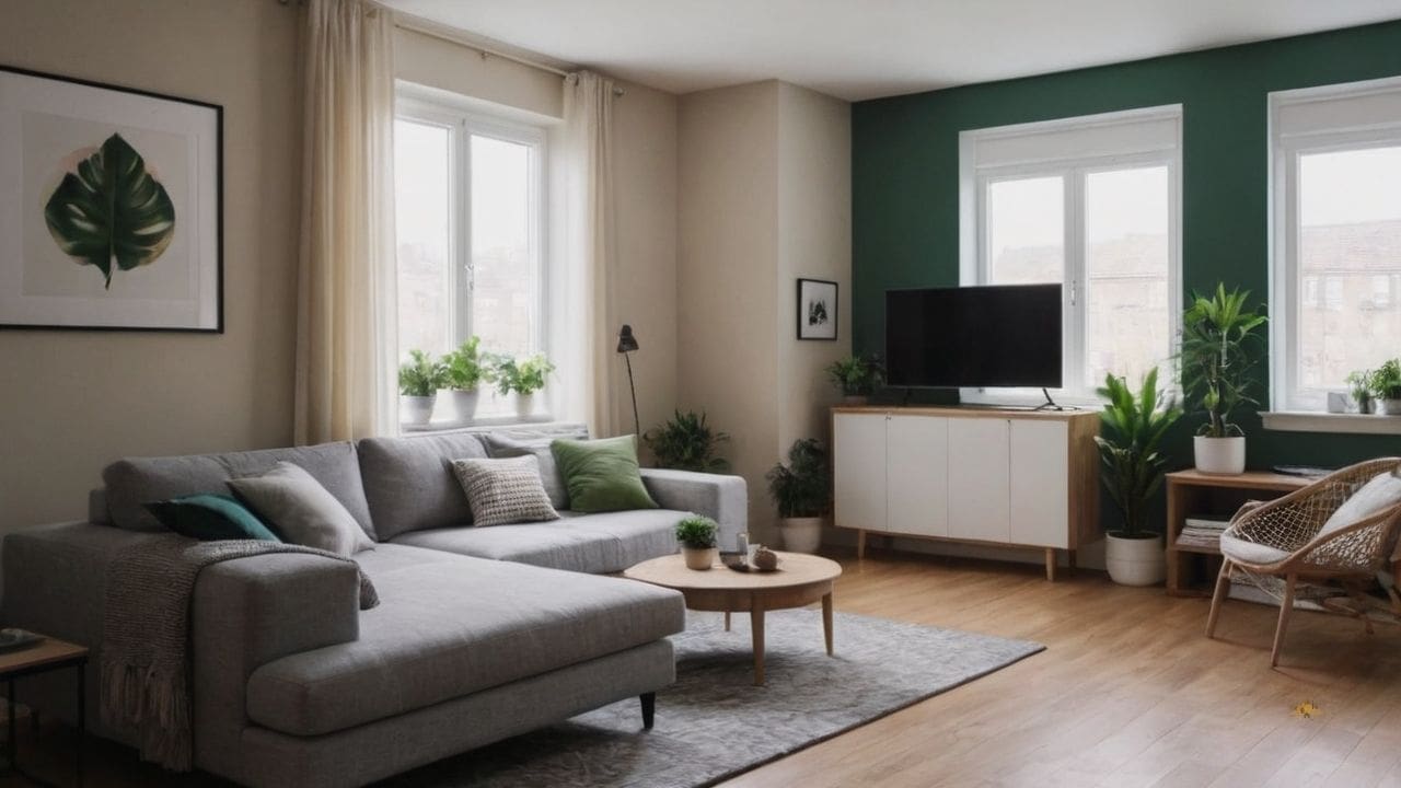 44. Apartamentos decorados pequenos proporcionam menos móveis para manter