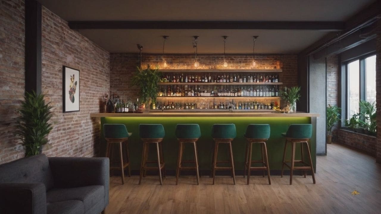 50. Decoração de bar simples e barata_ charme vintage