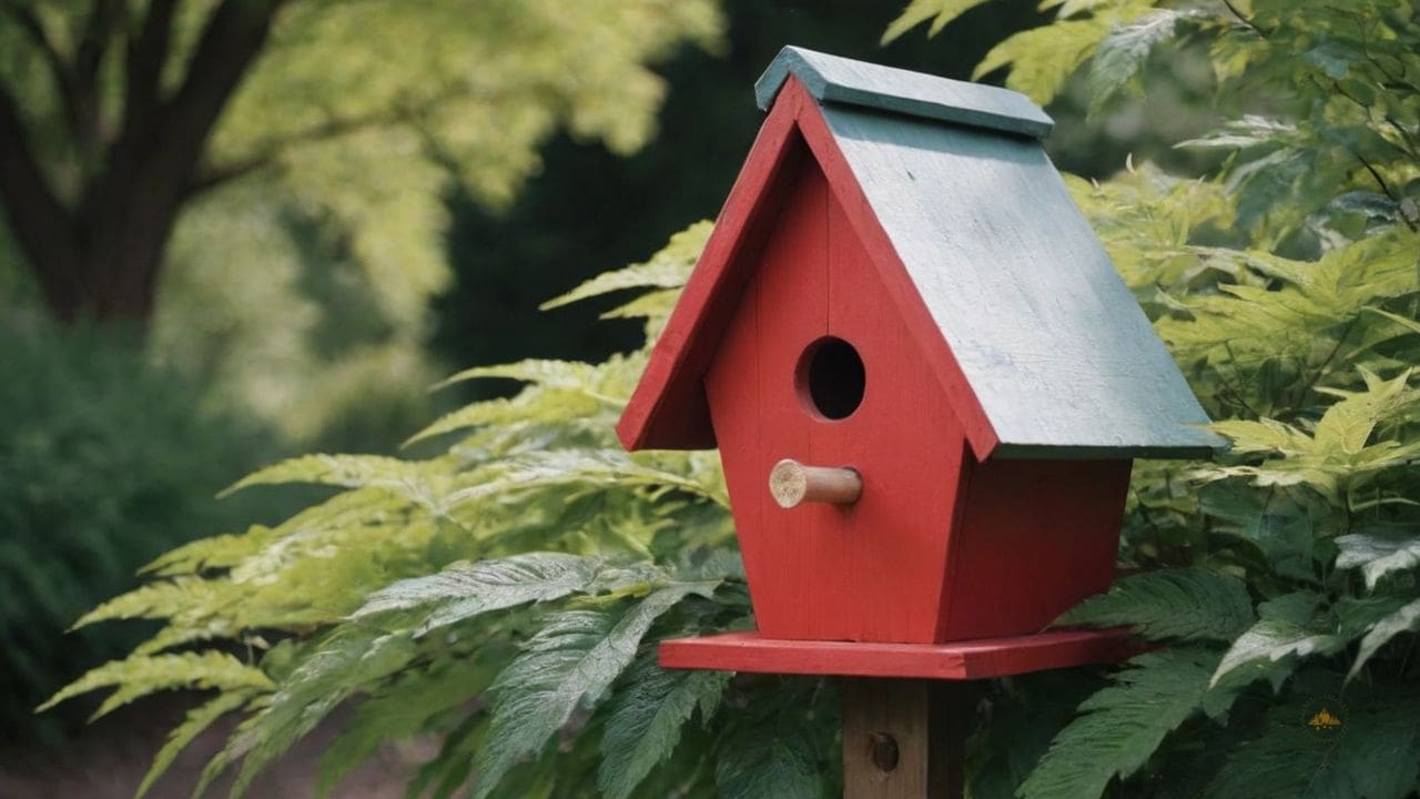 9. Casa de madeira para passarinho proporciona sustentabilidade