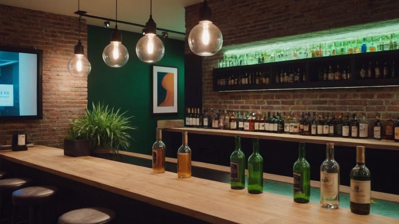 9. Decoração de bar simples e barata_ espaço otimizado