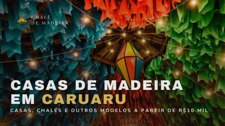 Casas de madeira em Caruaru (PE) a partir de R mil Casas de madeira em Caruaru (PE) a partir de R mil