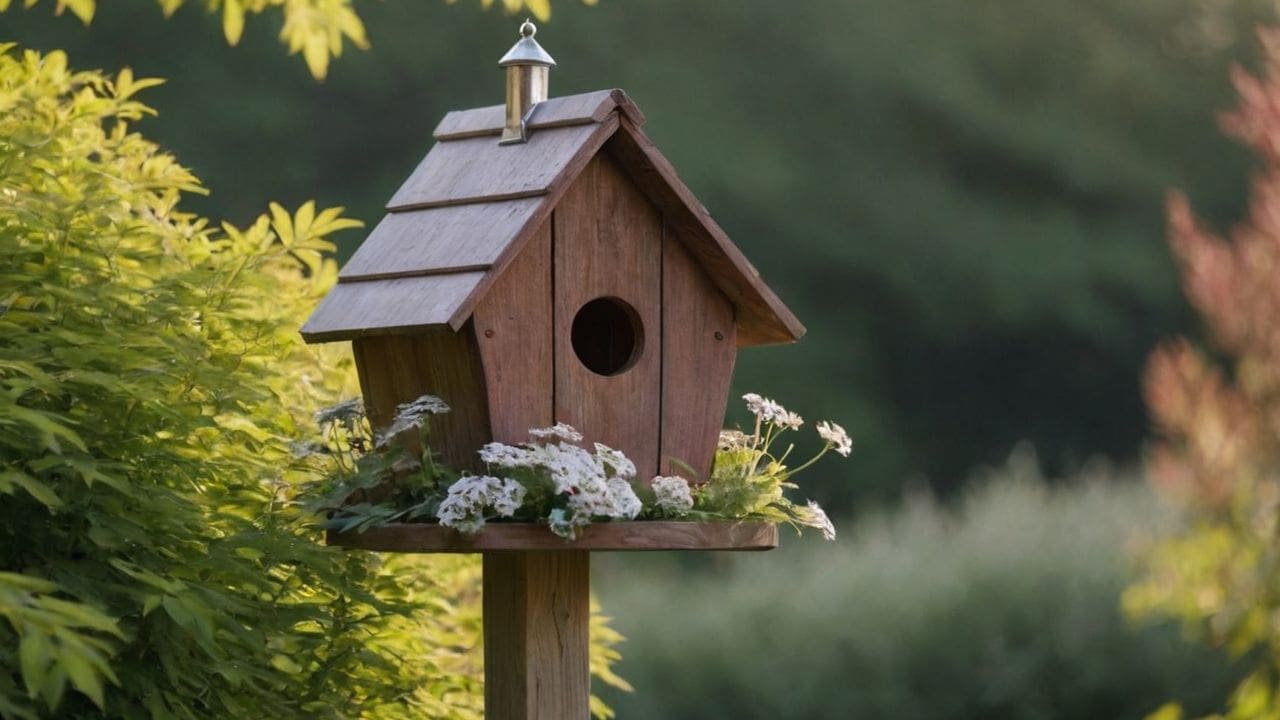 Casas de madeira para passarinho unem estilo e sustentabilidade