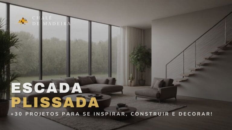 Escada Plissada o que é Custos, cuidados e +30 projetos!