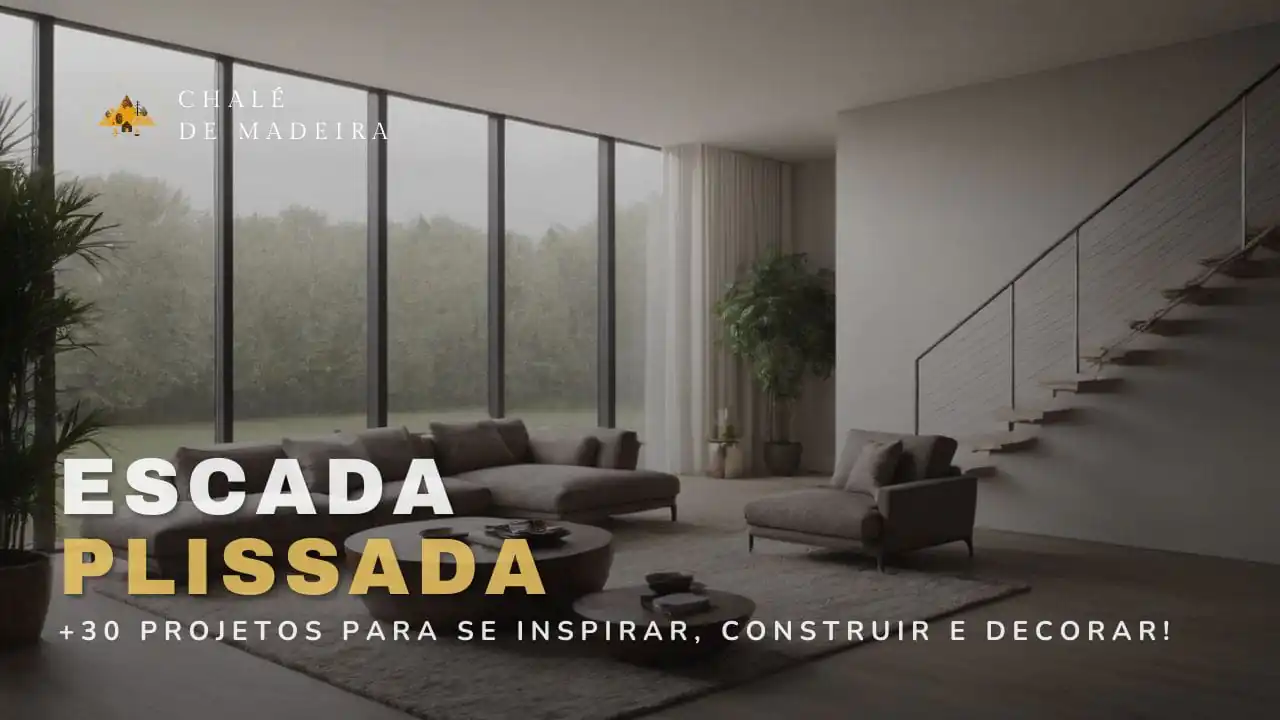 Escada Plissada: o que é? Custos, cuidados e +30 projetos!