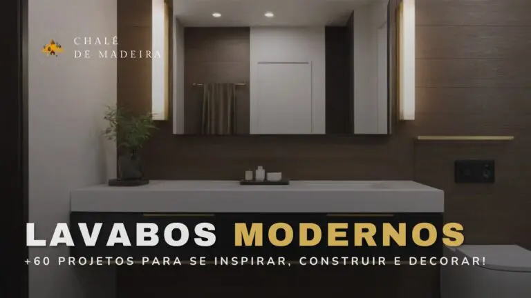 Lavabos Modernos 60 projetos para construir e decorar!