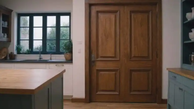 Porta de madeira para cozinha: 30 tipos e projetos decorados