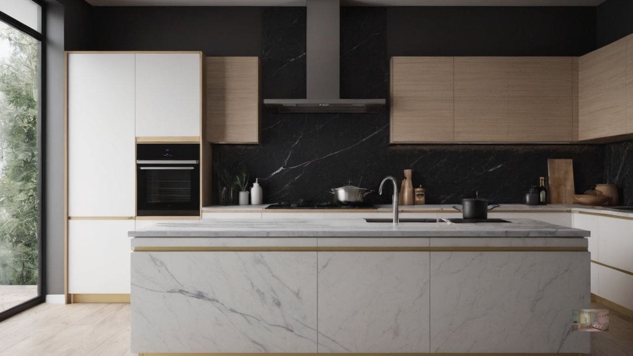 14. O mármore branco proporciona brilho