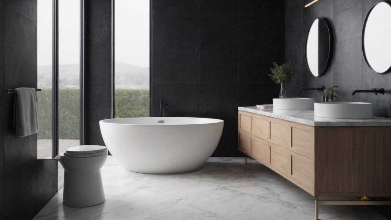 15. O mármore branco proporciona harmonia