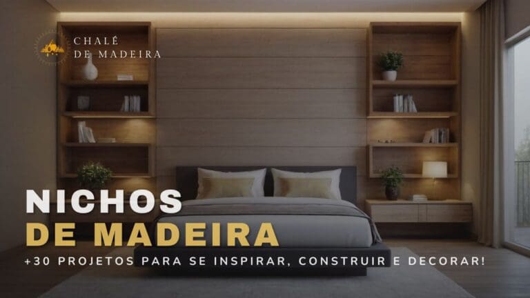 Nichos de madeira: 30 projetos de decoração surreais!