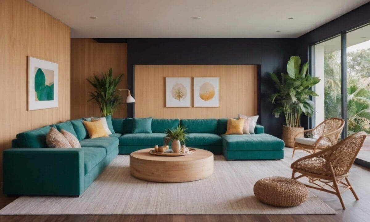 1. A decoração tropical proporciona conexão com a natureza