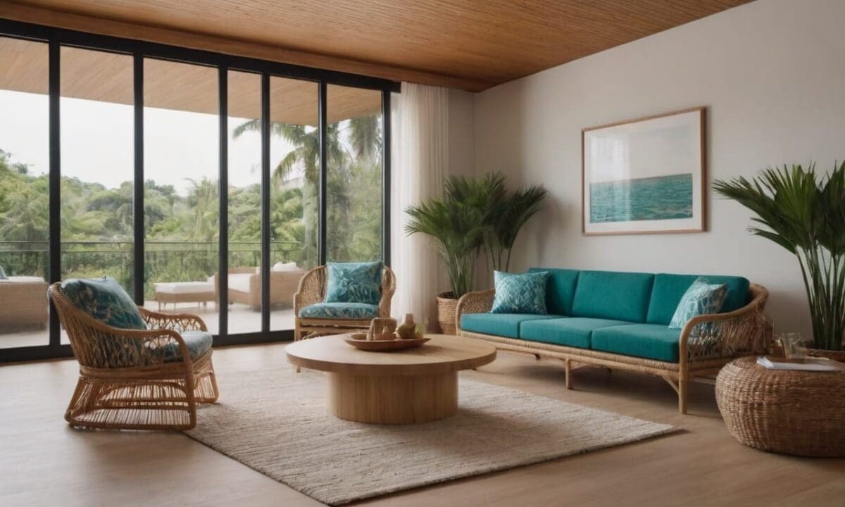 10. A decoração tropical proporciona estilo atemporal
