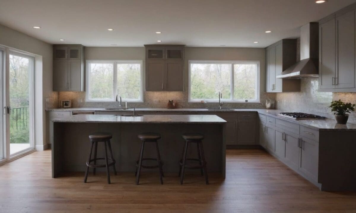 10. Cozinhas planejadas em L com bancada de granito proporcionam integração com ambientes