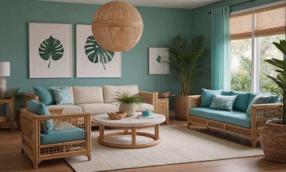 11. A decoração tropical proporciona uso de cores energizantes