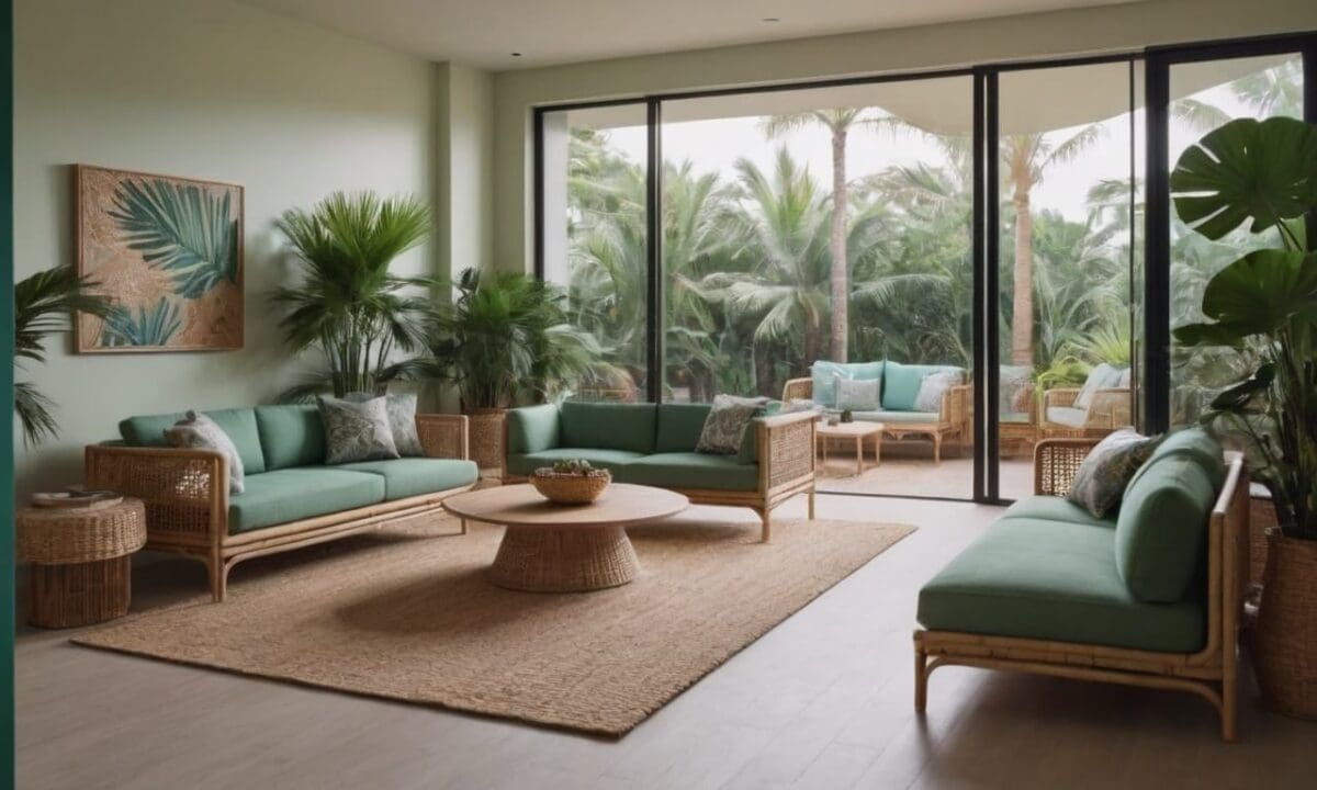 14. A decoração tropical proporciona flexibilidade orçamentária