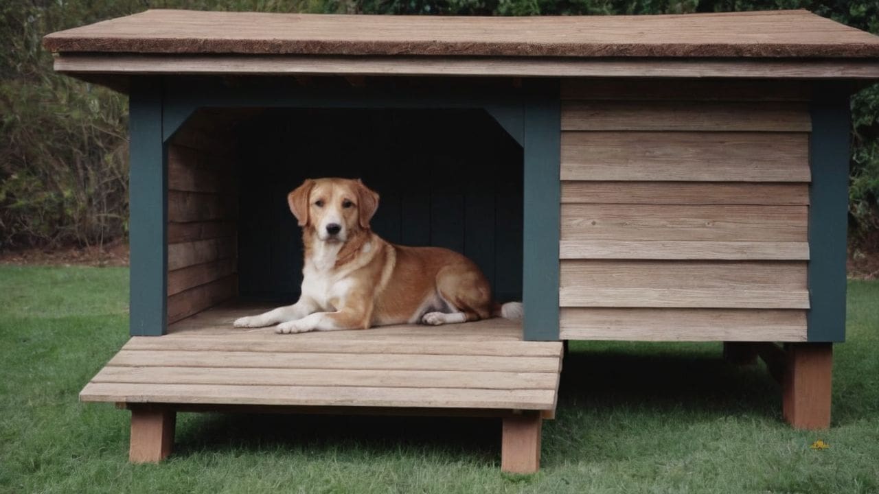 16. Casas de madeira pra cachorro proporcionam resistência ao frio