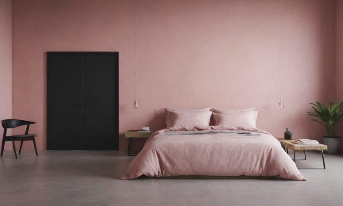 18. Cimento queimado rosa proporciona possibilidade de renovação