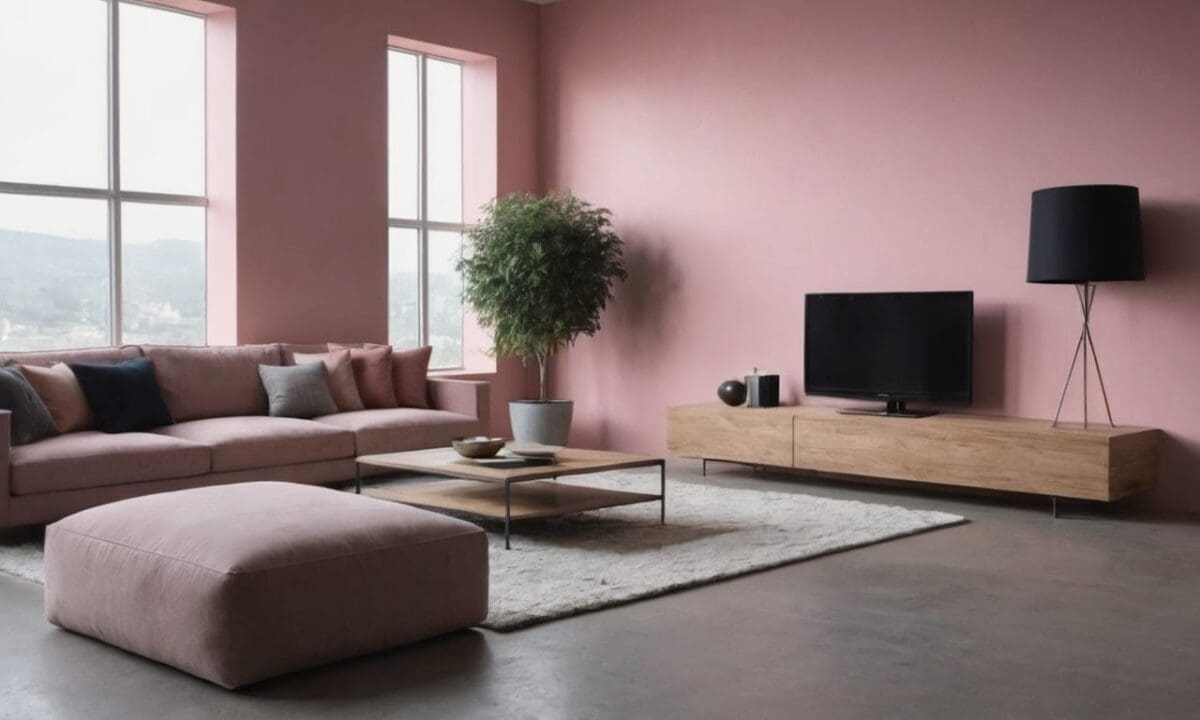 19. Cimento queimado rosa proporciona possibilidade de personalização