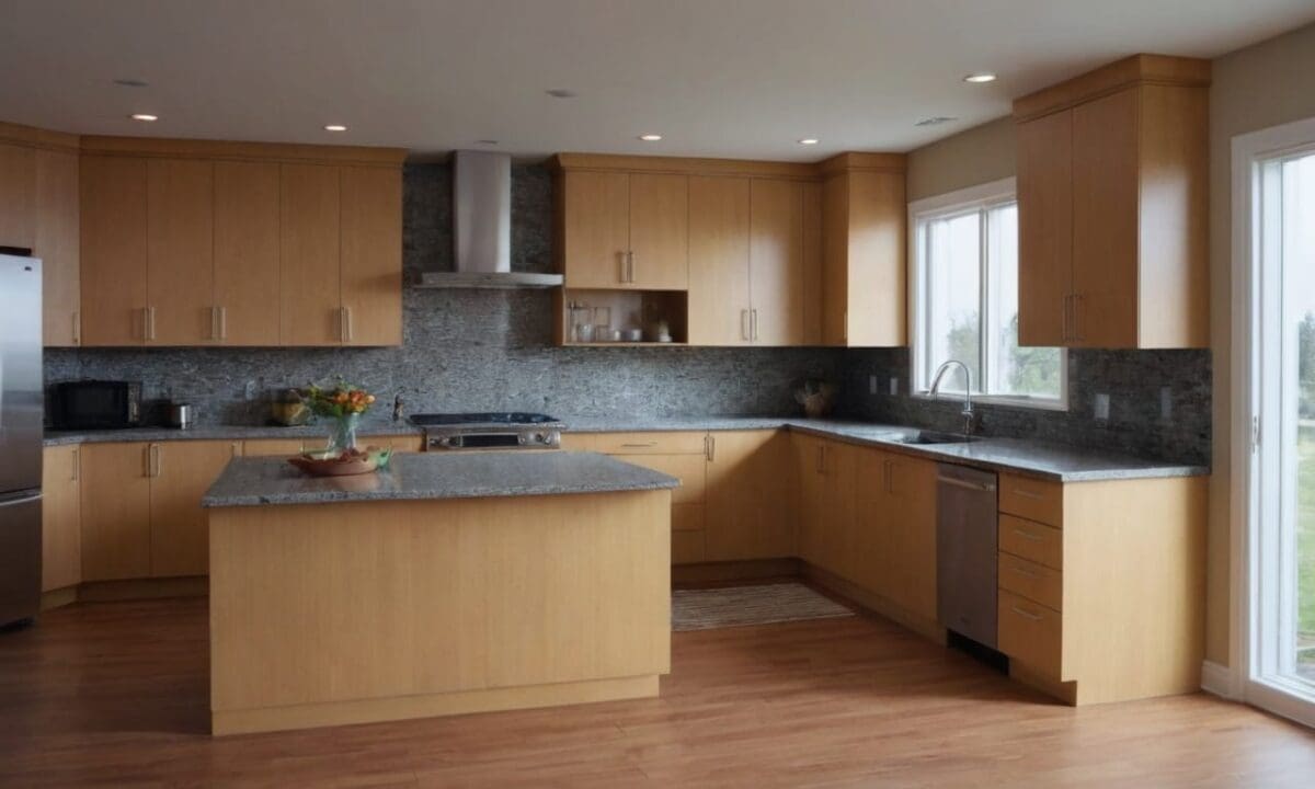 19. Cozinhas planejadas em L com bancada de granito proporcionam visual limpo organizado