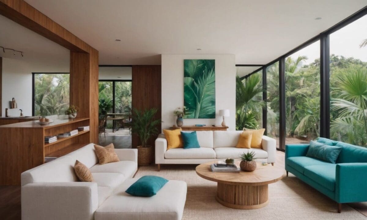 20. A decoração tropical proporciona facilidade de manutenção
