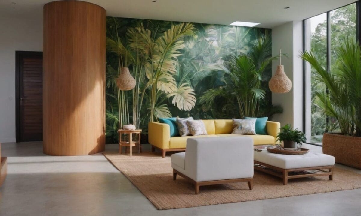 21. A decoração tropical proporciona incentivo à criatividade