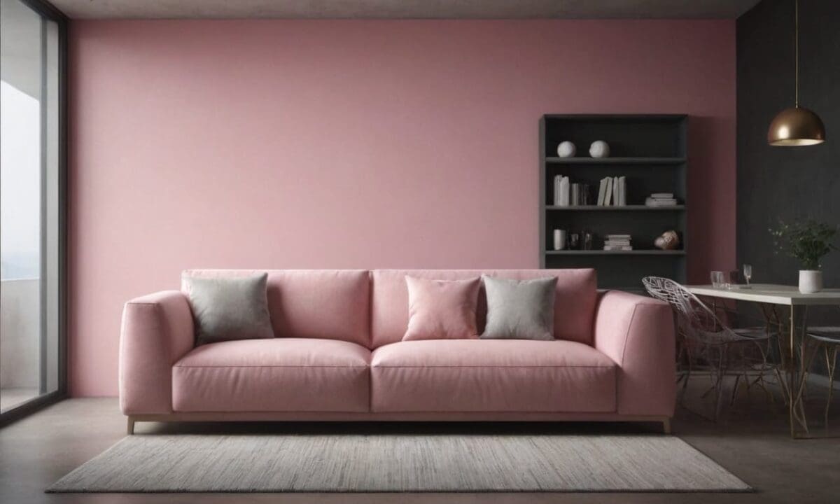 22. Cimento queimado rosa proporciona ideal para espaços comerciais