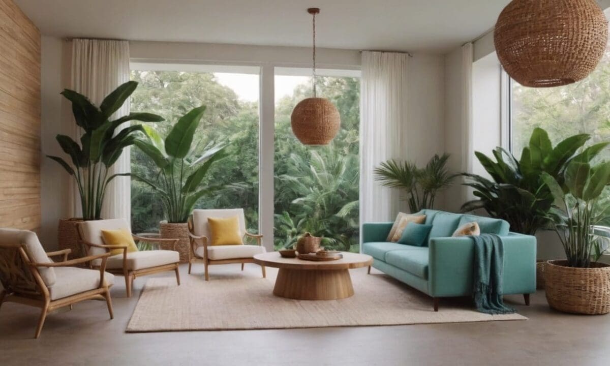 23. A decoração tropical proporciona combinação com outros estilos