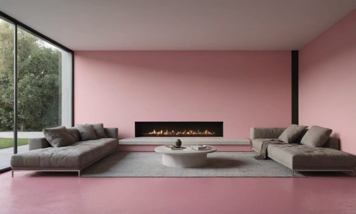 24. Cimento queimado rosa proporciona custo-benefício