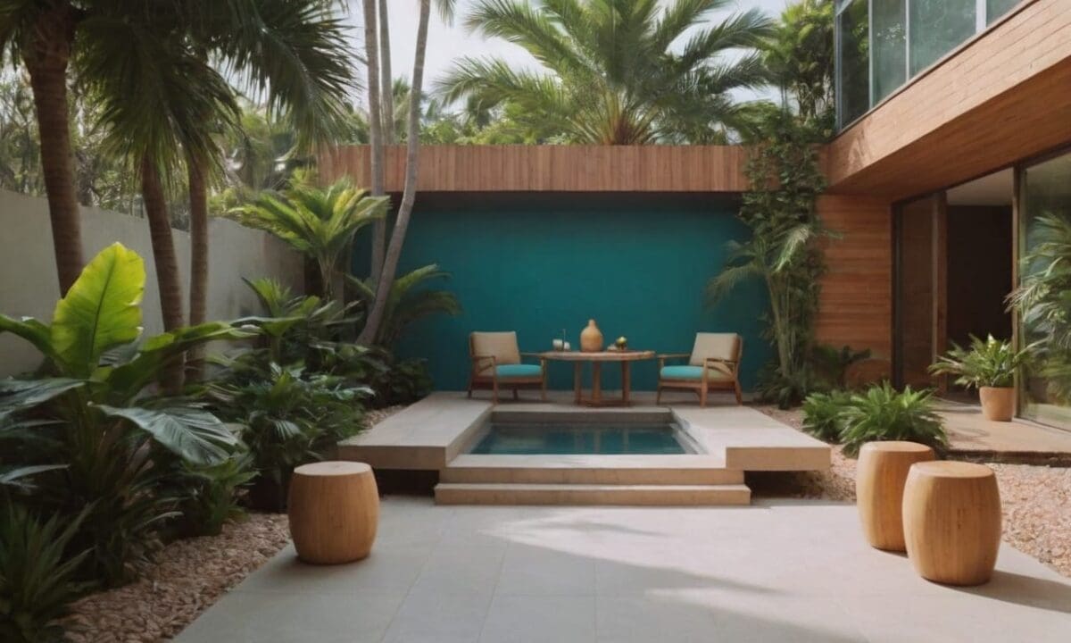 25. A decoração tropical proporciona promove sustentabilidade