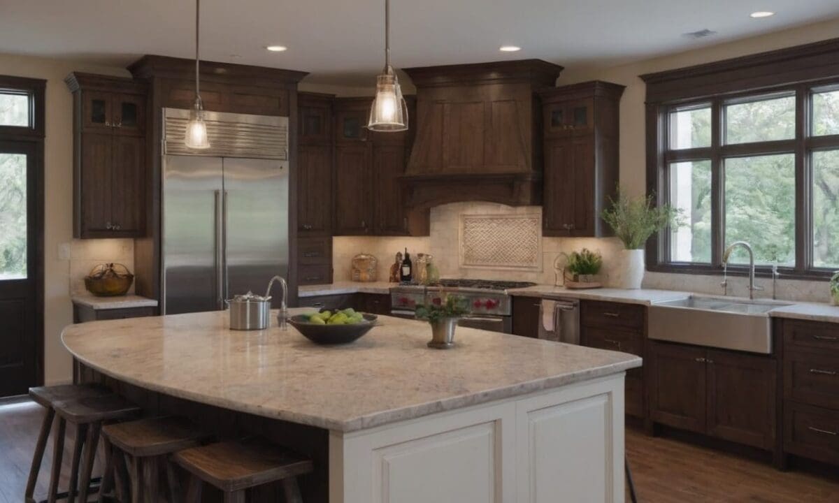 25. Inspirações de cozinhas americanas - menos divisão de espaços