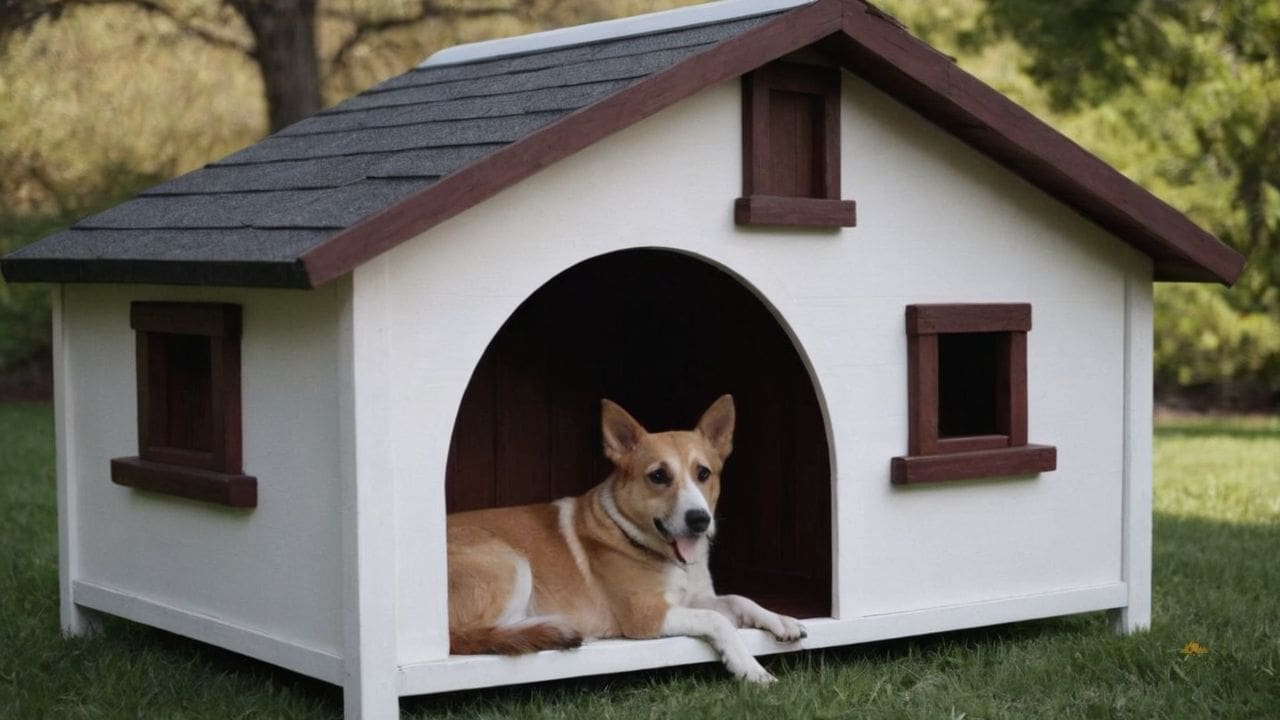 27. Casas de madeira pra cachorro proporcionam ambiente seco