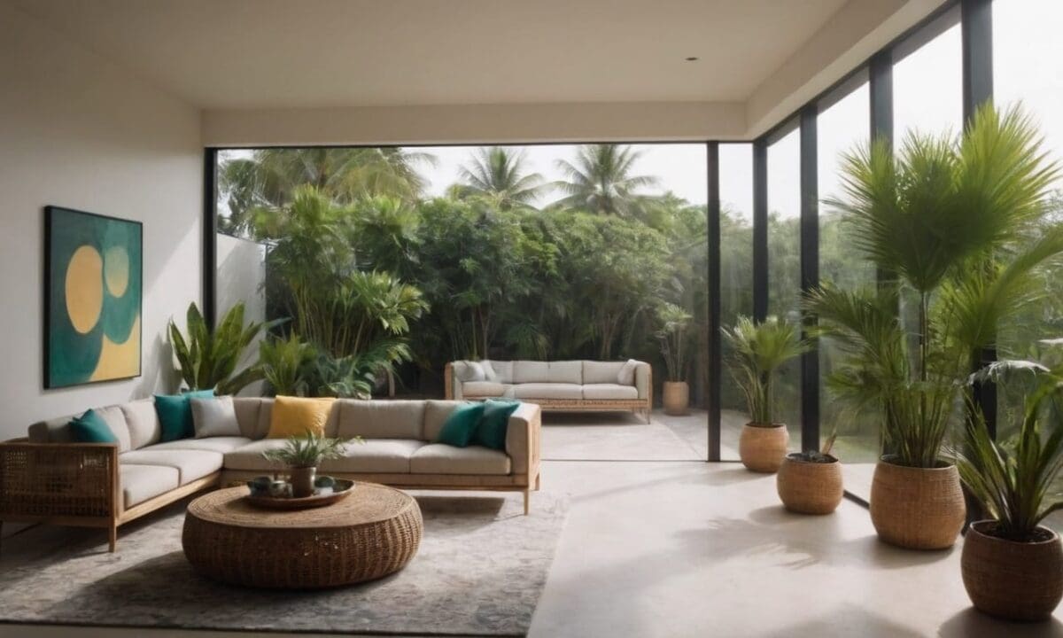 28. A decoração tropical proporciona aumenta a sensação de conforto