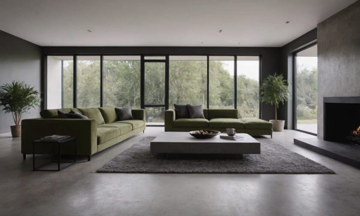 28. Casas com piso de cimento queimado ideal para reformas