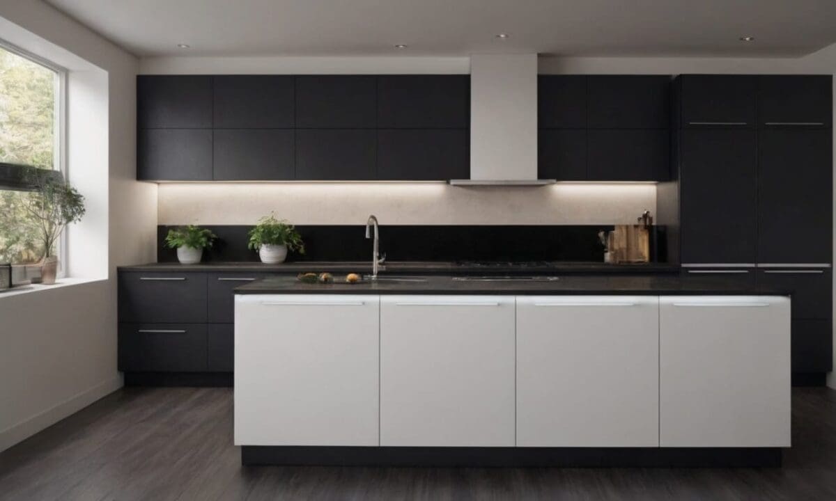 29. Cozinhas planejadas com bancada preta proporcionam modernidade e sofisticação