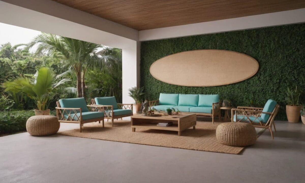 30. A decoração tropical proporciona facilidade de renovação