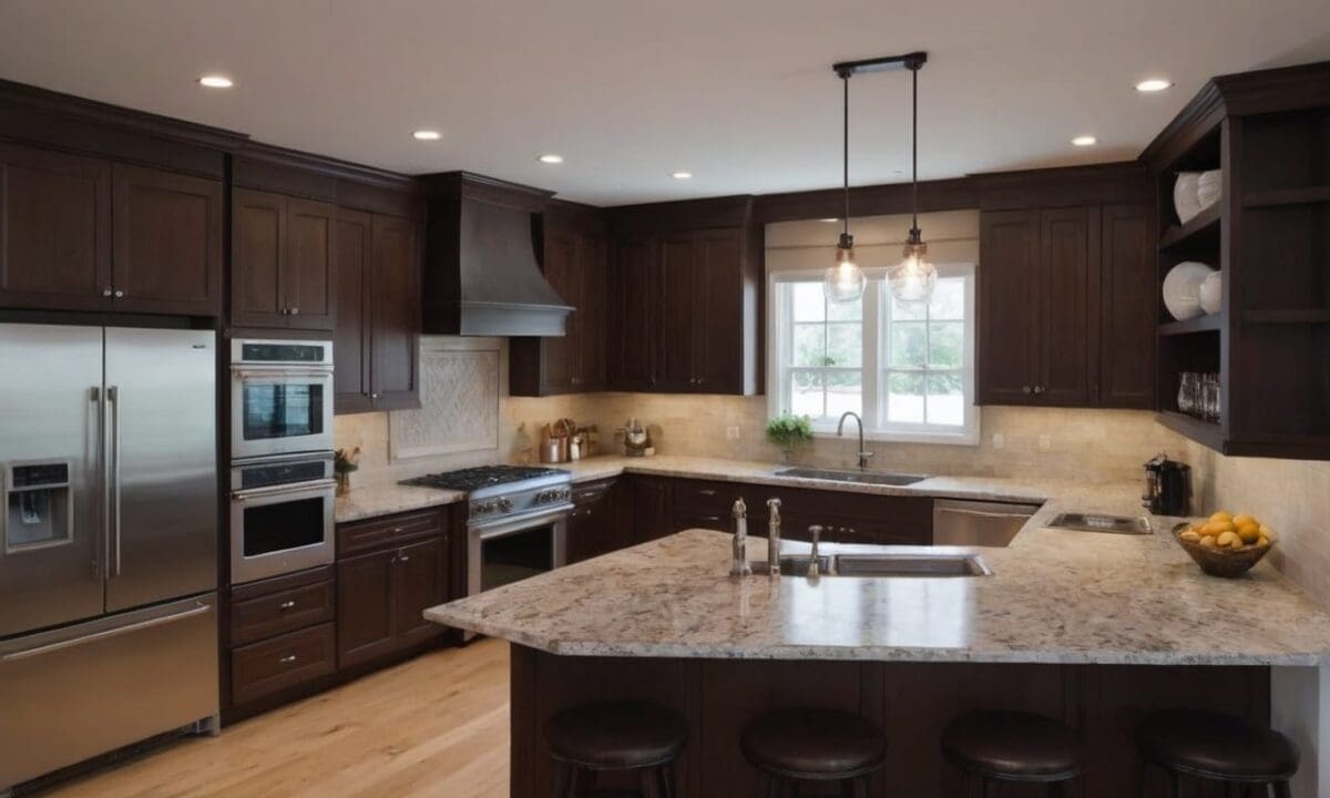 35. Inspirações de cozinhas americanas - opções de acabamentos sofisticados