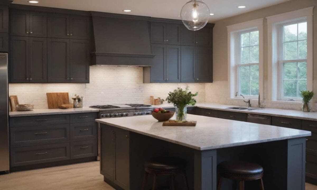 38. Inspirações de cozinhas americanas - maior segurança para crianças